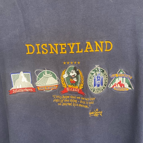 Vintage Disneyland Embroidered Tee, Size 3XL - Picture 3 of 4